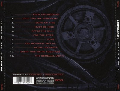 NICKELBACK FEED THE MACHINE NEW CD