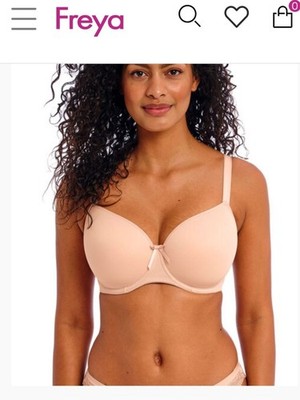 Freya Nude Peach T-Shirt Bra - Smooth Molded Support