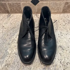 Executive Imperials Men 11.5 D Dress Ankle Boots Shoes Black 868 Union USA Made