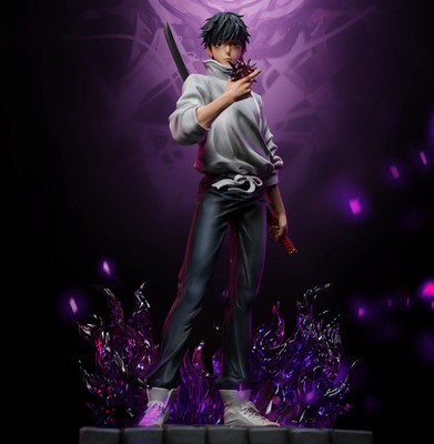 Yuta Okkotsu Jujutsu Kaisen Iconic Anime Figure Model Statue PVC 8'' [No Box]