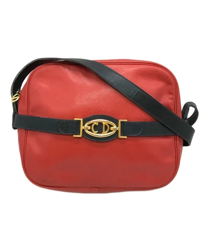 Sac bandoulière Christian Dior design ceinture cuir logo CD du Japon