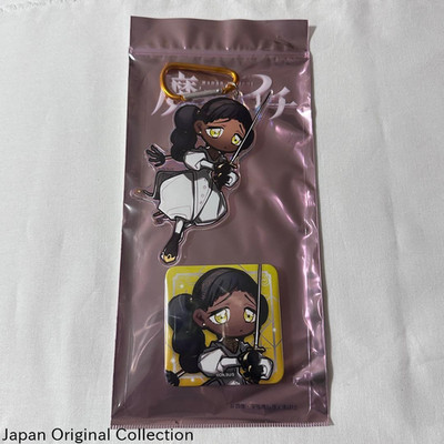 Ichi the Witch Desscaras Aurora Acrylic Keychain Can Badge Set From Japan