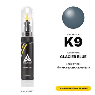 Lackstift Für Kia Sedona K9 Glacier Blue Set Auto Steinschlag Fix Kit