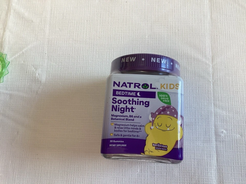 Natrol Kids Bedtime Calmante Noche Seguro y Suave para 4+ - 30 Gomitas - CADUCIDAD 06/26 Foto 2 de 4