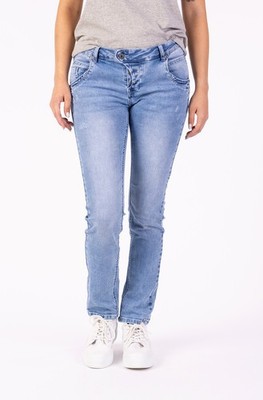 BLUE MONKEY JEANS NEU B- WARE VERSCHIEDENE BLAUTÖNE KNOPFLEISTE BOYFRIEND
