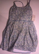 Sage Collective Dress Womens Medium Floral Sport Racerback Active cottagecore