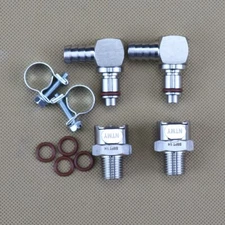 Triumph Gas Fuel Line Hose Pump Metal Quick Release Disconnect Coupling Set BSPT