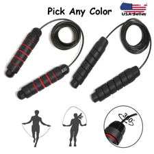 Jump Rope Gym Exercise Boxing Skipping Adjustable Bearing Speed Fitness Rope