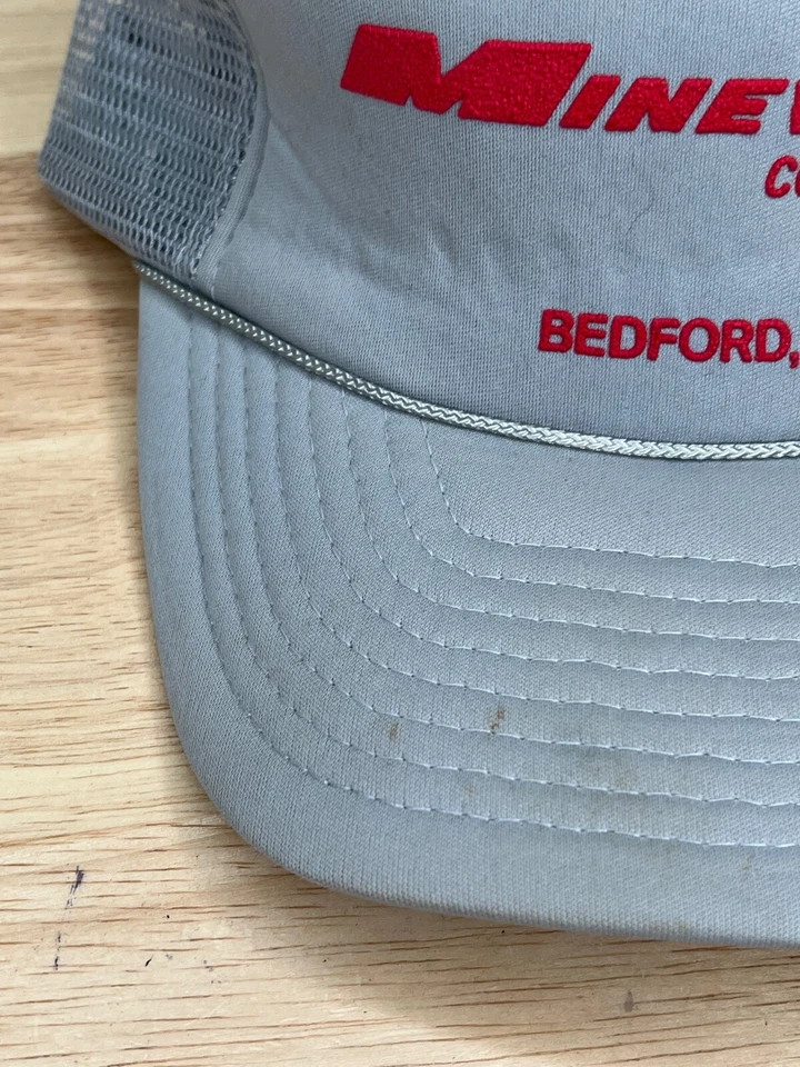 Gorra Airco Para Hombres Gris Snapback Camionero Gorra Sombrero Tamaño Ajustable Malla Espalda Preppy Foto 3 de 4