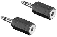 2 X Adam Hall Adapter 3,5 Mm Mono Klinkenstecker Auf 3,5 Mm Stereo Klinkenbuchse