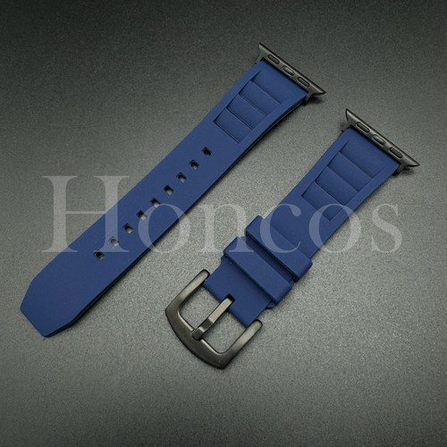38 40 41 42 44 45 47 49MM RM Estilo Goma Suave Apple Watch Correa Correa para iWatch - Imagen 33 de 85