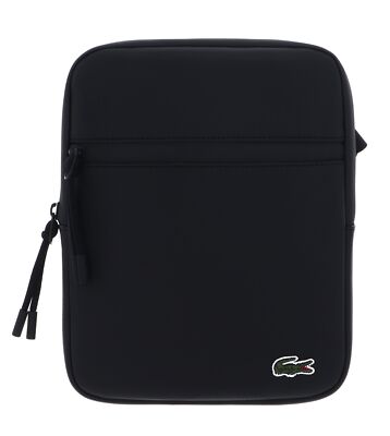 LACOSTE sac à épaule bandoulière LCST Flat Crossover Bag M Noir