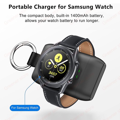 Portable Magnetic USB C Charger Bank For Samsung Galaxy Watch 7/6/5/4/3 Active 2 - Picture 3 of 11