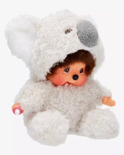 Sekiguchi Monchhichi Costume Plushie Gray Koala New with Tag NWT - Picture 2 of 2