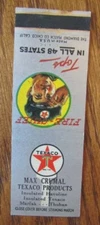 TEXACO GAS STATION MATCHBOOK: MAX CRUMAL GARAGE (CALIFORNIA) (c1940s) -F24