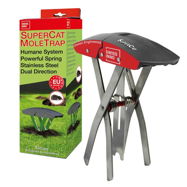 SWISSINNO Supercat Mole Trap Ultraeffective With High Catch Rates