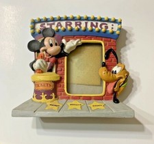 Disney Enesco Mickey Mouse Pluto Movies 3D Resin Photo Frame
