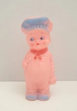 Vintage 1960 Sun Rubber Company Boy Mechanic 6 Inch Squeaky Toy