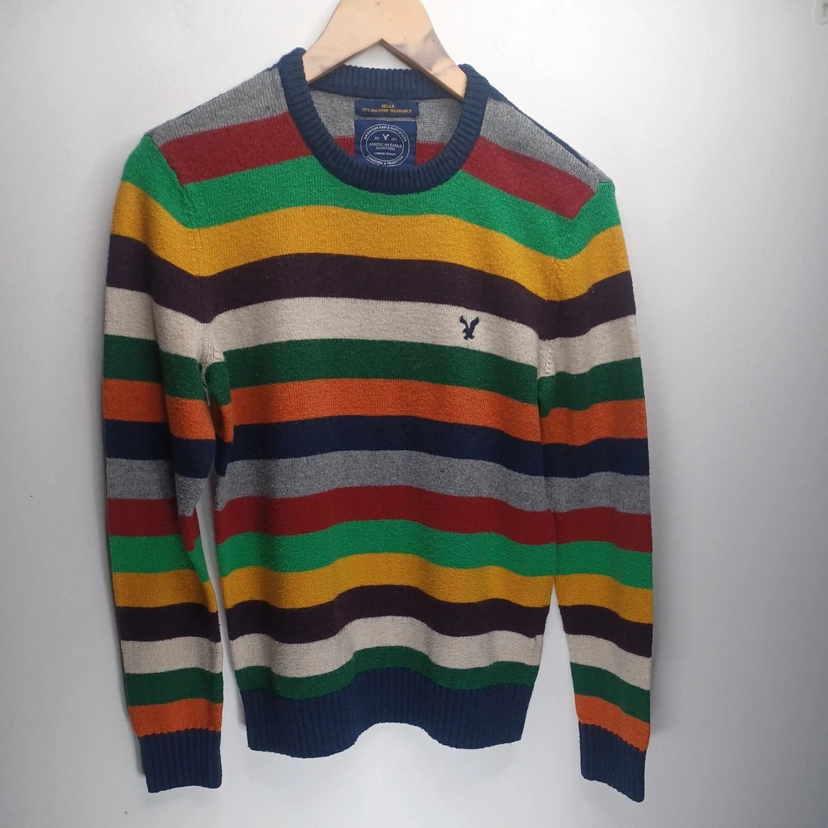 American eagle colorblock sweater cheap