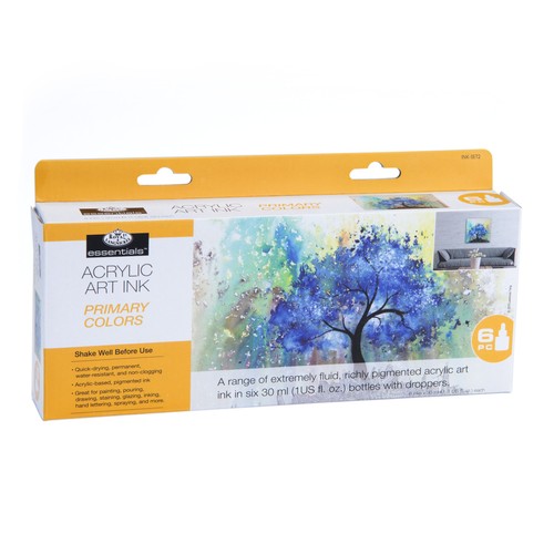 6er Set Primärfarbe Acryl Künstlerfarben Permanent 30ml Flaschen Kalligraphie - Bild 9 von 9