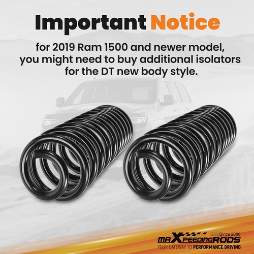 1"-2" Lift Rear Heavy Duty Coil Spring for Dodge Ram 1500 2WD/4WD 09-2018 - Bild 9 von 12