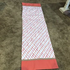 Table Runner with Burlap Trim-37”x13”