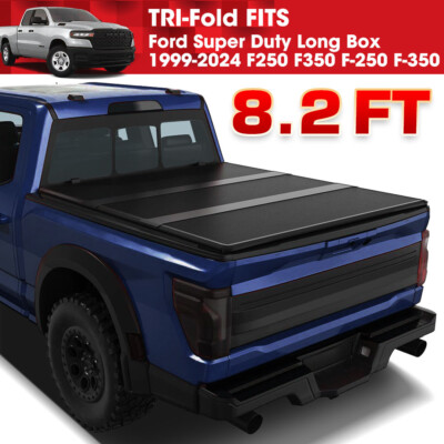 #ad 8.2 FT Hard Tri Fold FRP Tonneau Cover Truck Bed for 1999 2026 F250 F350 F 250 $474.99