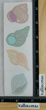 Mrs Grossman SEASHELLS PAPER WHISPERS Stickers 