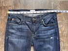 Women’s Dark Wash Hudson Ginny Crop Cuffed Jeans Sz 27 — photo 1