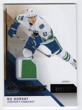 2014-15 Bo Horvat SP Game Used Rookies Jersey 368/499 Vancouver Canucks #101