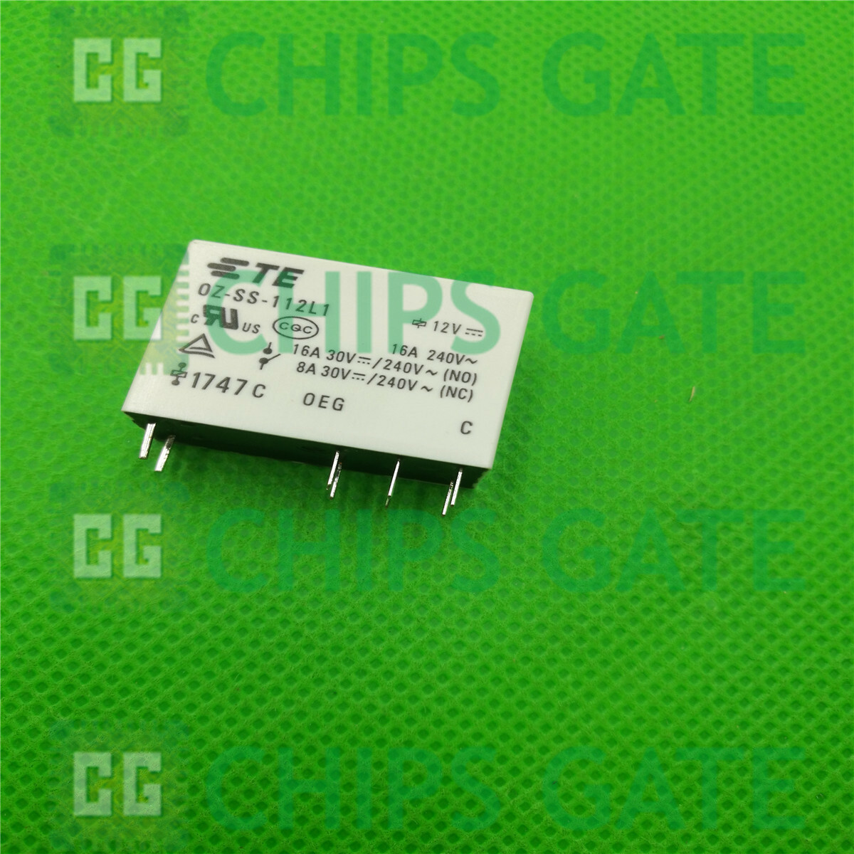 CMA57-S-DC12V-A-R-ZZ Auto Relay 12VDC 20A 4-Pin - 5 Pack, For Automotive Electrical Control Circuits