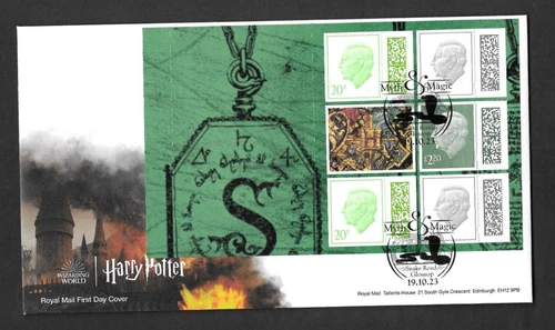 GB RM 2023 Harry Potter PSB Full Main Sheet  Glossop P/M FREEPOST
