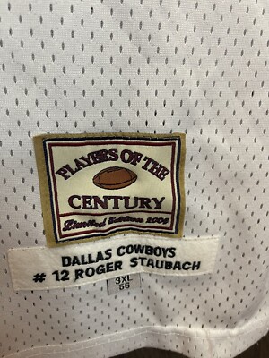 Vintage Roger Staubach #12 Players Of The Century Jersey By