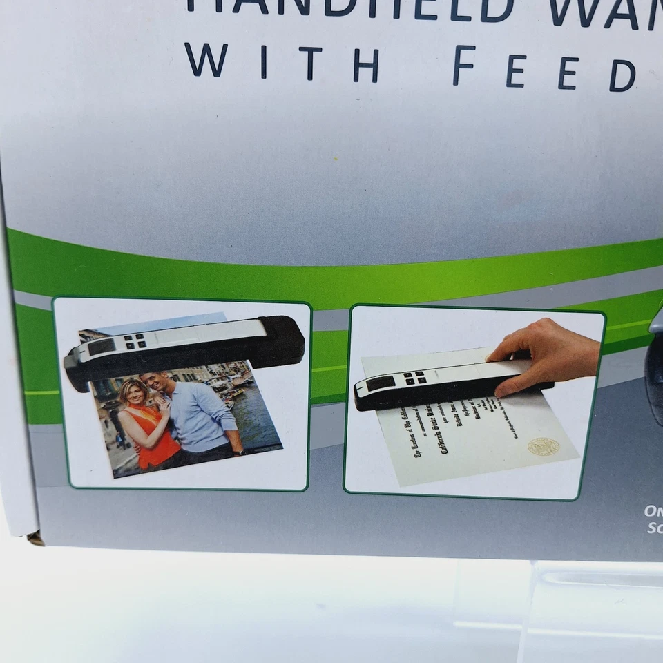 New in Box Pandigital Handheld Wand Scanner With Feeder Dock Dark Purple - Image 2 of 4