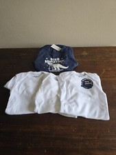 NWT Lot Of 4 Long Sleeve Bodysuits/Onesies 3 Gerber  1 Garanimals Baby Boy 0-3M