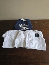 NWT Lot Of 4 Long Sleeve Bodysuits/Onesies 3 Gerber & 1 Garanimals Baby Boy 0-3M