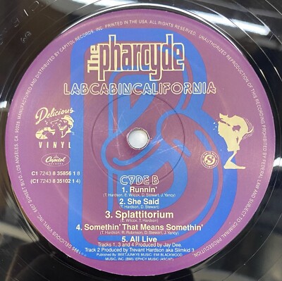 THE PHARCYDE LABCABINCALIFORNIA 1995 2LP VG+ Vinyl Record Capitol