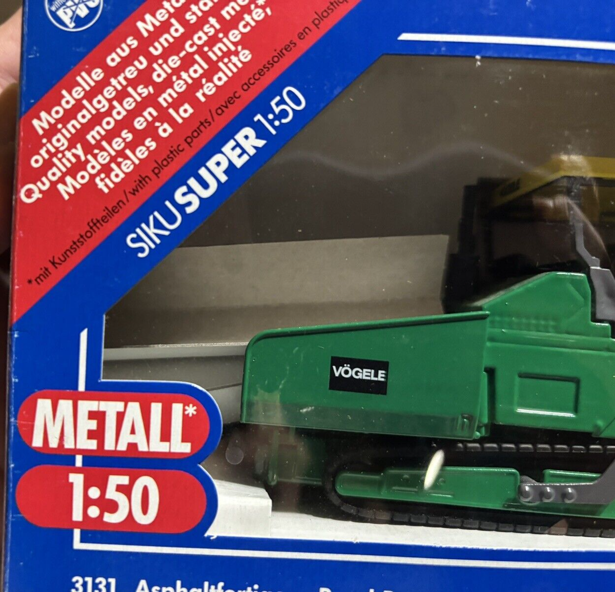 Siku SUPER SERIE 道路ローラーとアスファルトフィニッシャー