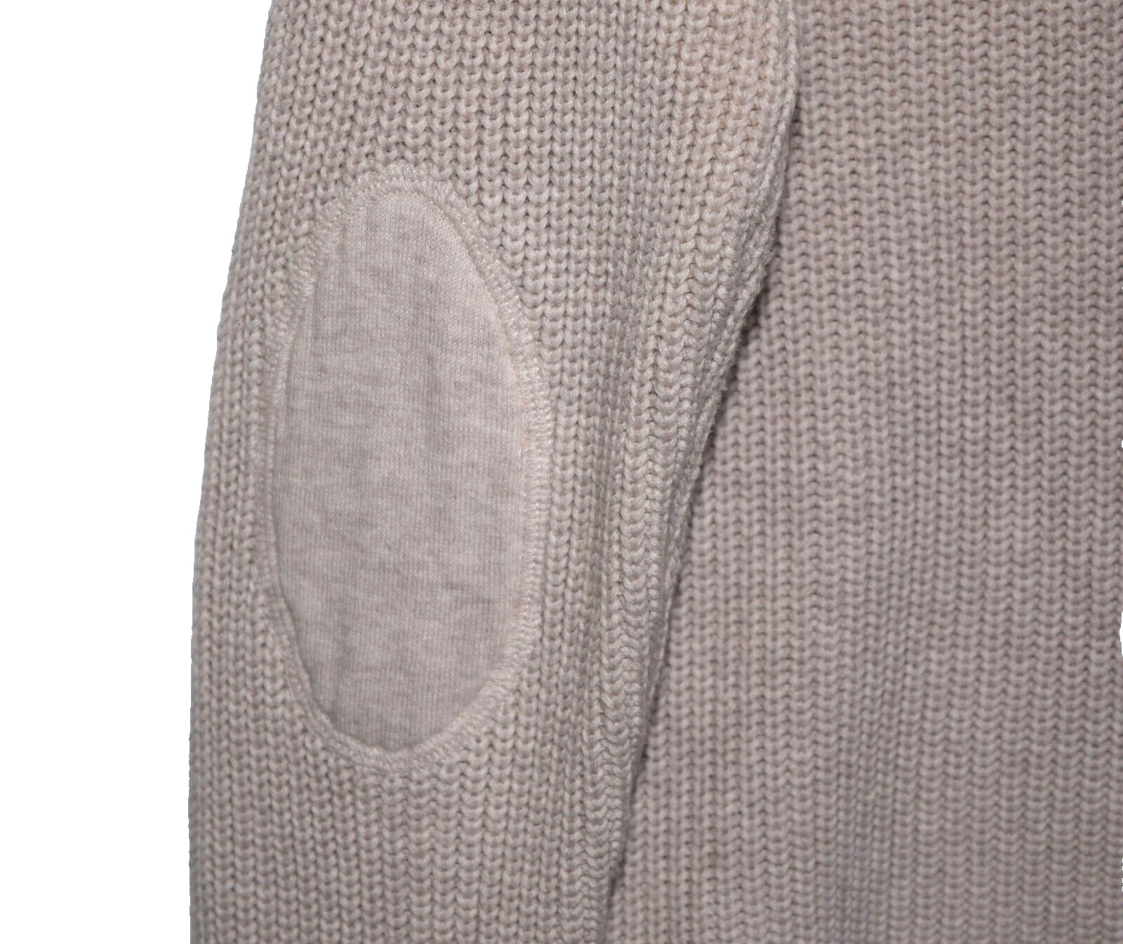 ROCHA. JOHN ROCHA Beige Elbow Patch Front Zipper … - image 5