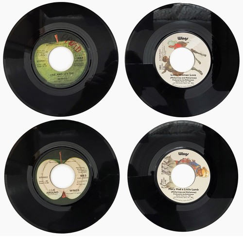 12 PAUL MCCARTNEY 45RPM SINGLES! Original 70’s & 80’s releases APPLE CAPITOL CBS - Picture 6 of 11