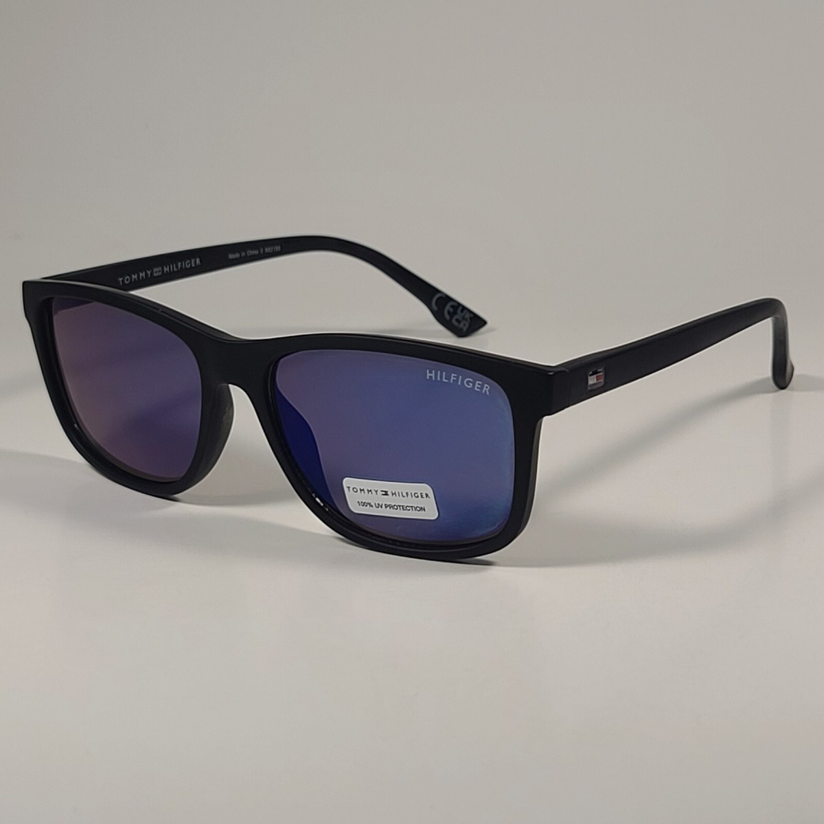 Tommy Hilfiger MP OM663 Rectangular Sunglasses Matte Black Blue