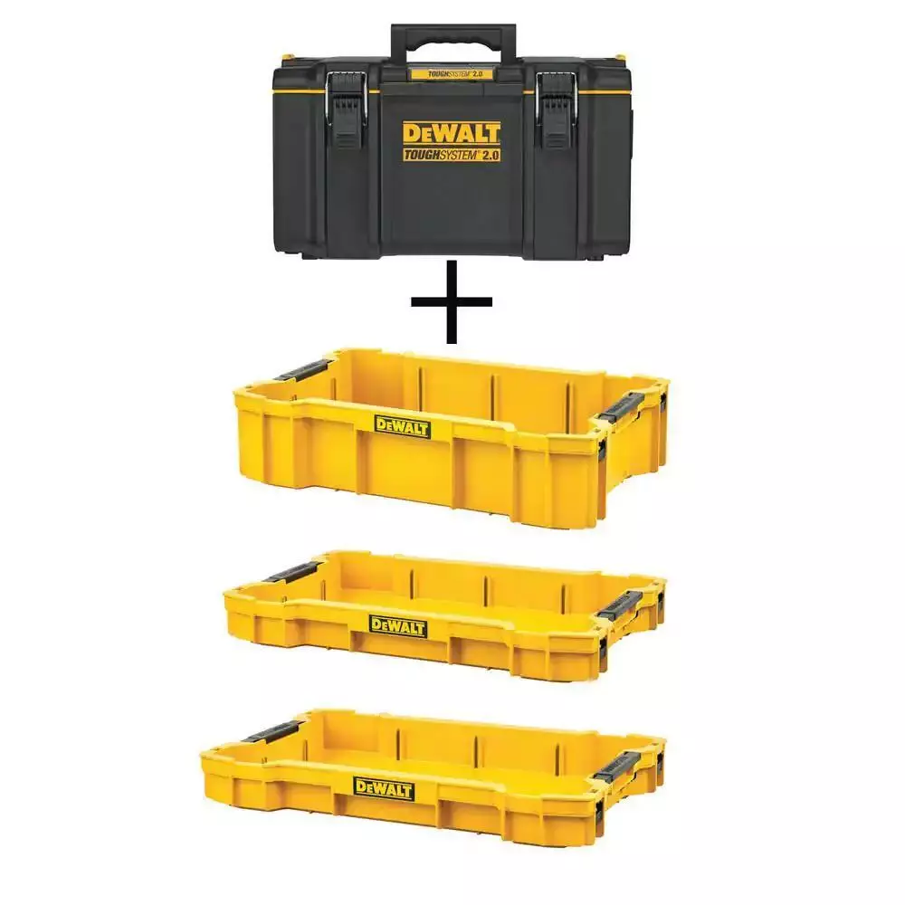 TOUGHSYSTEM 2.0 22 in. Medium Tool Box with (1) TOUGHSYSTEM 2.0