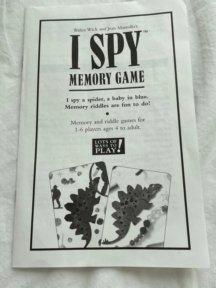 Vintage I Spy Memory and Riddle games for ages 4 to adult for 1-6 players - Image 4 of 4