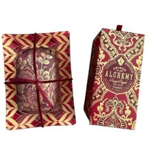 Fringe Studio Alchemy Rouge Royale N7 Bath Salts  Glass Tray w/ Scented Soap