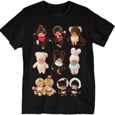 Monchhichi Character Grid T-Shirt S-5XL