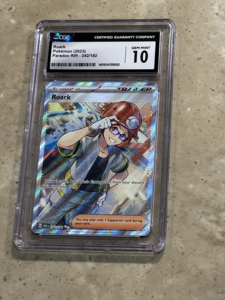 roark pokemon card - 173/182 - Paradox Rift Put a Basic Energy card from your discard pile into your hand.You may play only 1 Supporter card during your turn. Pokemon Trading Card Game Paradox