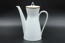 Rosenthal Form 2000 Goldrand Dekor Kaffeekanne Kanne aus Porzellan H 24 cm