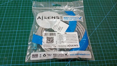 AISENS A135-0778 Netzwerkkabel RJ45 AWG26 CCA UTP Cat 6 3m grau _0,1_5
