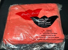 Vintage New Beacon Slumber Sound Pink Satin Trim Blanket 72x84 Double Twin Full