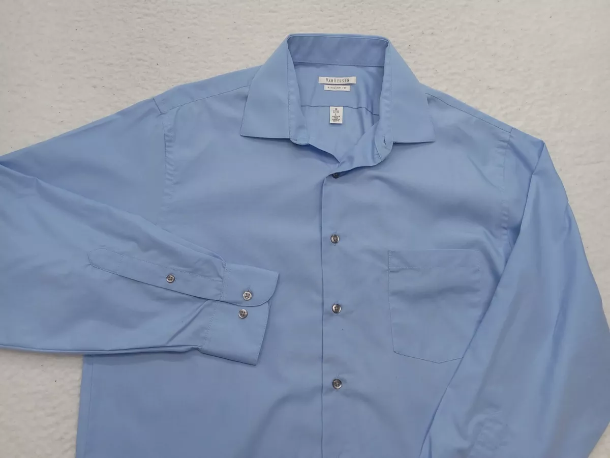 Straight Fit Button Down L/s Shirt